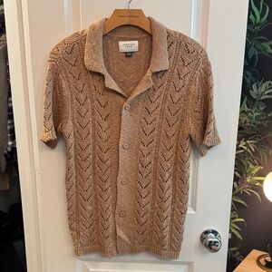 American Eagle Outfitters Brown Knit Cardigan